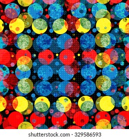 colored circles. abstract geometric background. vector illustration