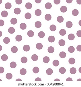 Colored circles on white background. Seamless retro circle pattern. Dotted round seamless background, pattern, ornament for wrapping paper, fabric, textile, website, wallpaper. Vector illustration.