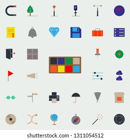 colored color palette icon. Web icons universal set for web and mobile