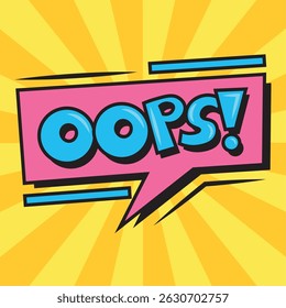 Colored comic bubble chat Vector illustration