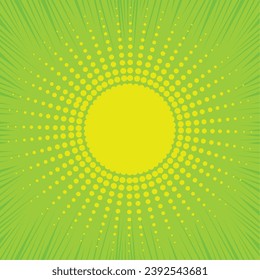 Colored comic page background Vector illustration