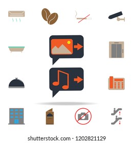 colored communication icon. web icons universal set for web and mobile