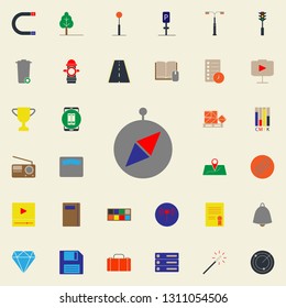 colored compass icon. Web icons universal set for web and mobile