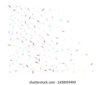 Colored confetti backgrounds. Confetti new background blurred. Multicolor star birds energy.
