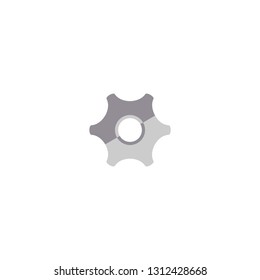 Colored Configuration Gear Icon