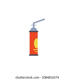 colored construction foam illustration. Element of construction tools for mobile concept and web apps. Detailed construction foam illustration can be used for web and mobile on white background