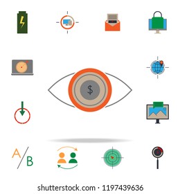 colored conversation tracking icon. marketing icons universal set for web and mobile