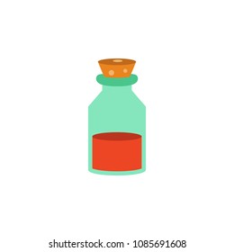 colored cork tube icon. Element of science and laboratory for mobile concept and web apps. Detailed cork tube icon can be used for web and mobile. Premium icon on white background