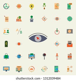 colored cost per action icon. marketing and business and digital marketing icons universal set for web and mobile