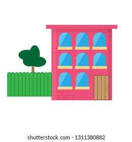 Colored country house