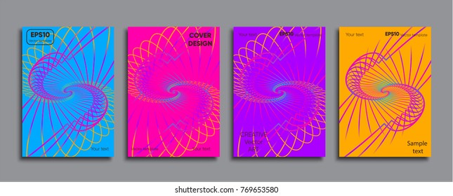 Colored cover. Creative cover design.