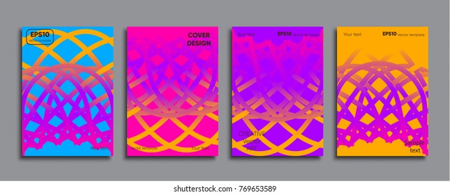 Colored cover. Creative cover design.