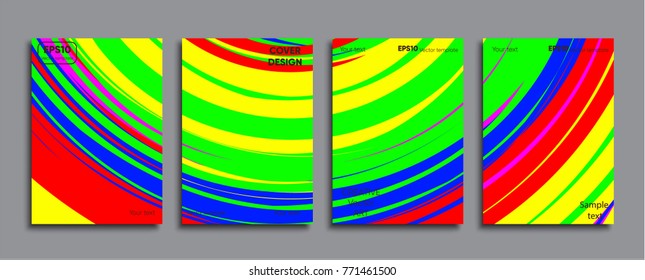 Colored cover, Creative cover design.