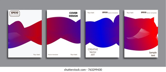 Colored cover design. Creative cover.