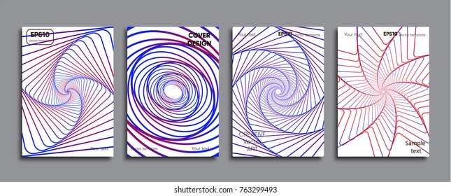 Colored cover design. Creative cover.