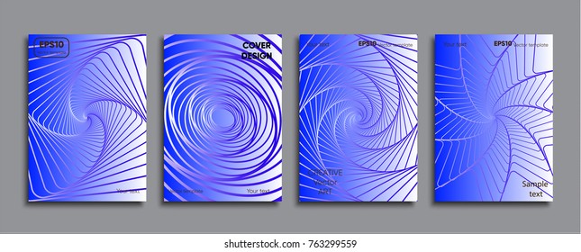 Colored cover design. Creative cover.