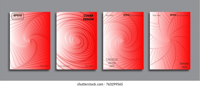 Colored cover design. Creative cover.