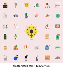 colored creative idea icon. marketing and business and digital marketing icons universal set for web and mobile