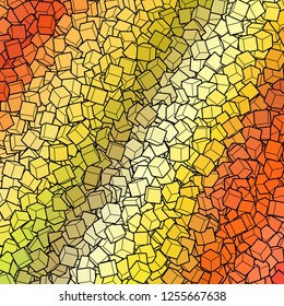 colored cubes. abstract vector illustration
