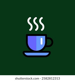 Colored cup icon that can be used for websites and can be used for apps