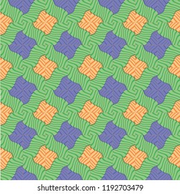 Colored curvilinear texture