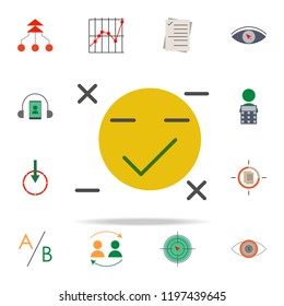 colored customer satisfaction icon. marketing icons universal set for web and mobile