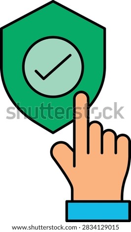Colored cybersecurity icons featuring Antivirus, Alert, Alarm, Activate, and Access for malware defense, threat notifications, security controls, system activation, authentication, and protected digital environments.