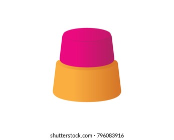 colored cylinders  vector element