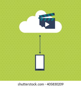 colored data center graphic design, vector illustration