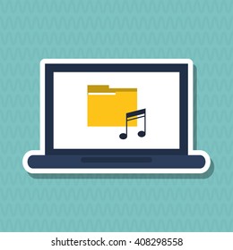 colored data center graphic design, vector illustration