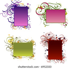 Colored Decorative banners