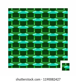 Colored decorative ornament in vector