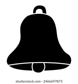 Eine farbige Design-Ikone der Glocke

