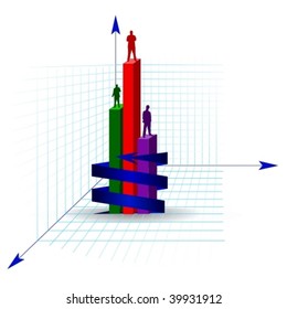 colored diagram with humans