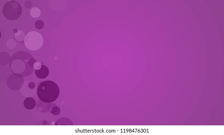 Colored different circles. Background of different sizes of circles of different shades of the same color.