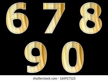 colored digits