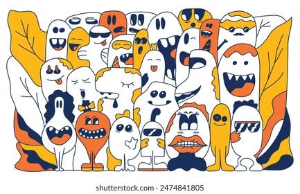Dibujo de garabatos de colores, adecuado para sus necesidades de negocio.