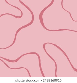 Colored doodle Decorative texture with tangled curved lines. Scrawl squiggly pastel print. Creative abstract art background collection for children or festive celebration design.
