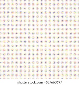 Colored dot pattern. Vector illustration with small circles. Dotted background.