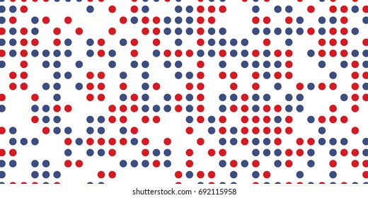Colored dot pattern. Vector illustration with small circles. Dotted background.