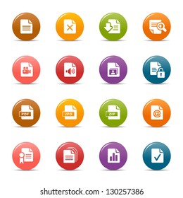 Colored Dots - File format icons