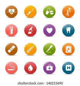 Colored Dots - Medical And Healthcare Icons