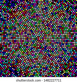 colored dots as mosaic or background for musical themes