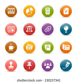 Colored Dots - Office and Business icons