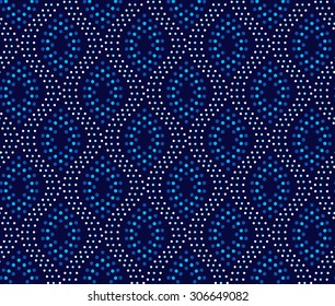 colored dots seamless pattern