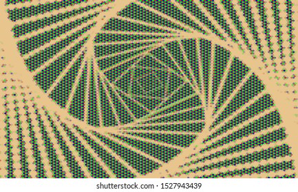 Colored dotted pattern. Abstract on background with  
Halftone effect. Vector illustration. - Vector