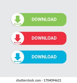 Colored download buttons for web