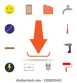 colored download sign icon. web icons universal set for web and mobile