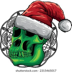 colored draw of monkey skull vector illustration design