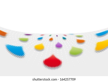 colored drops